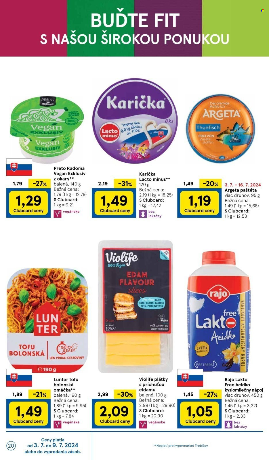 Leták TESCO - 3.7.2024 - 9.7.2024. Strana 20