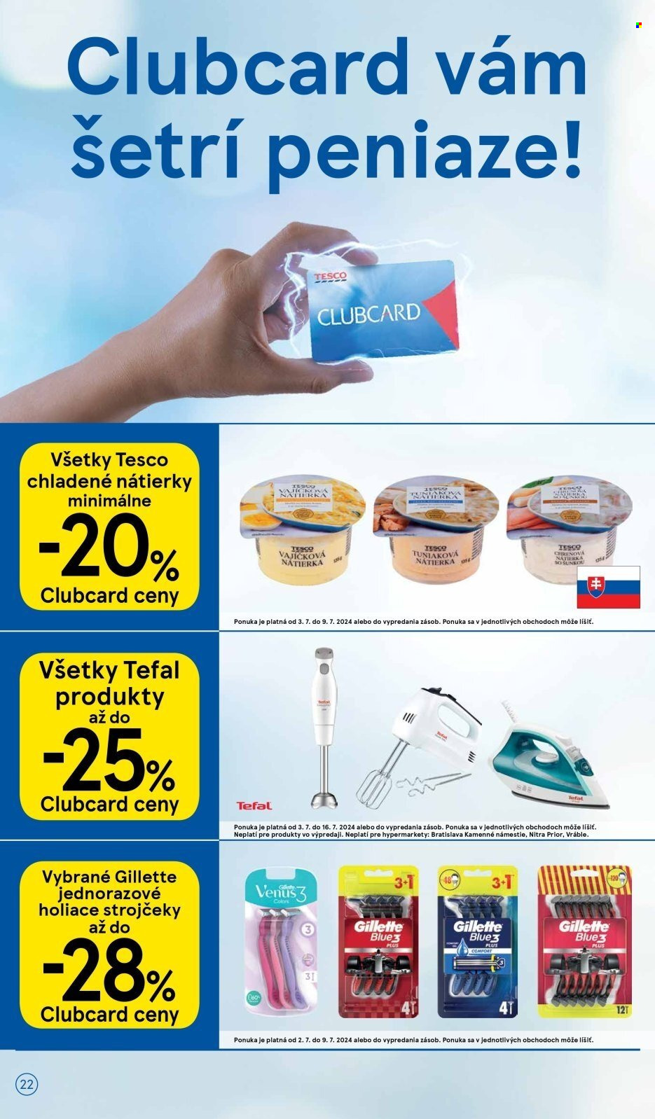 Leták TESCO - 3.7.2024 - 9.7.2024. Strana 22
