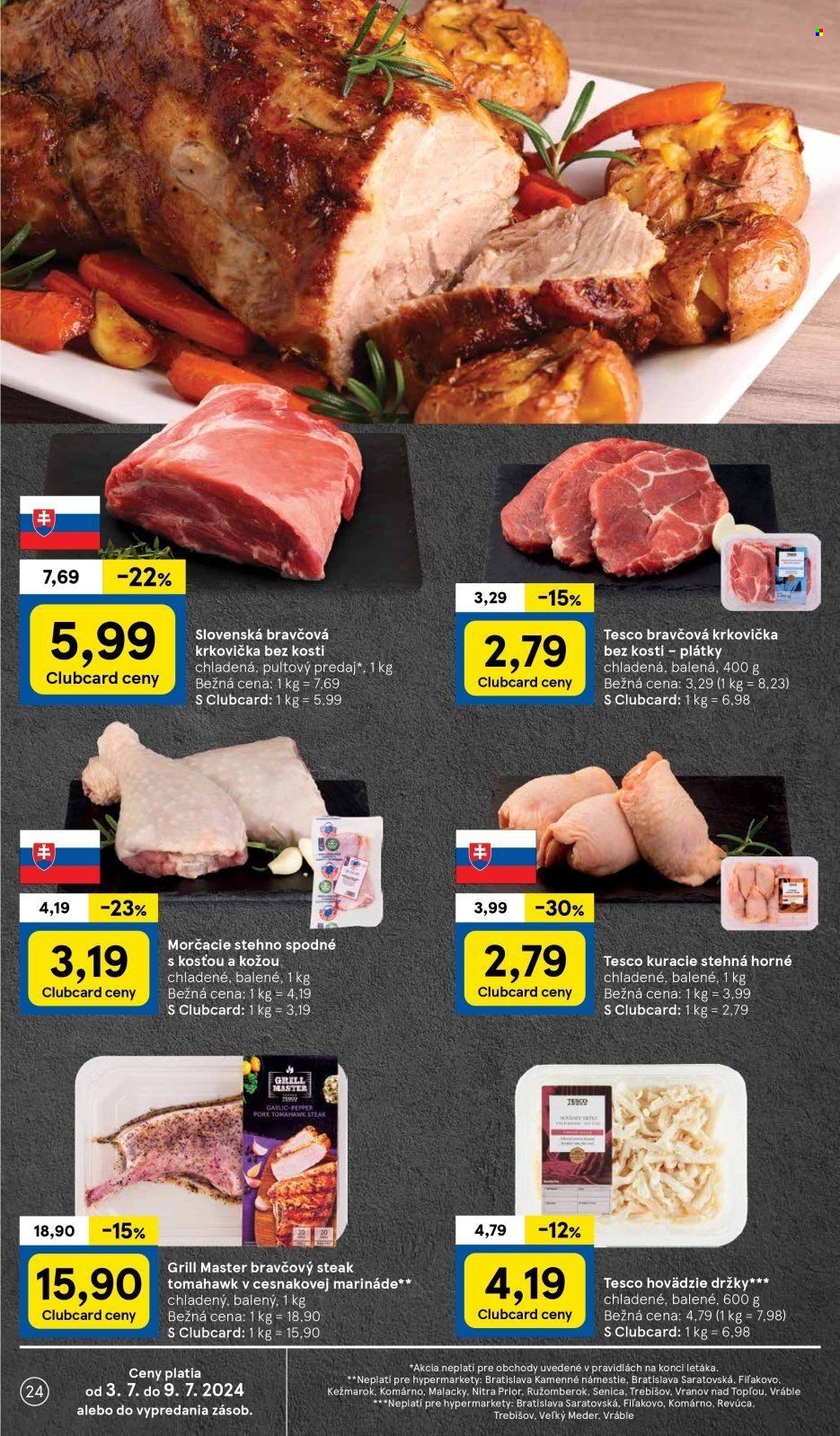 Leták TESCO - 3.7.2024 - 9.7.2024. Strana 24