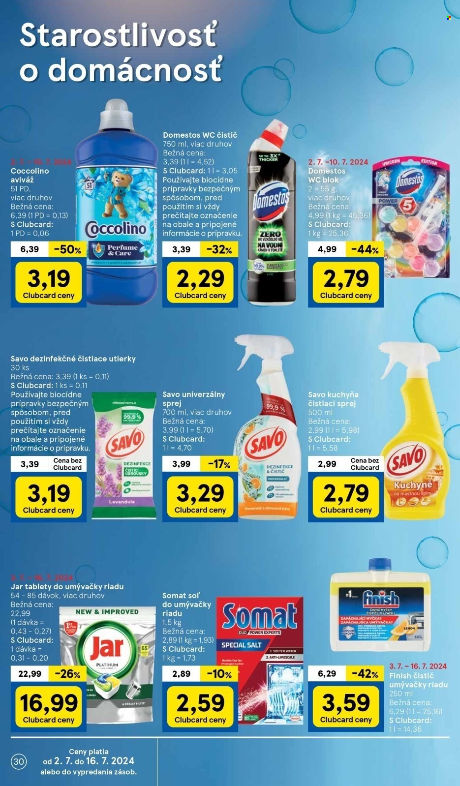 Leták TESCO - 3.7.2024 - 9.7.2024. Strana 30