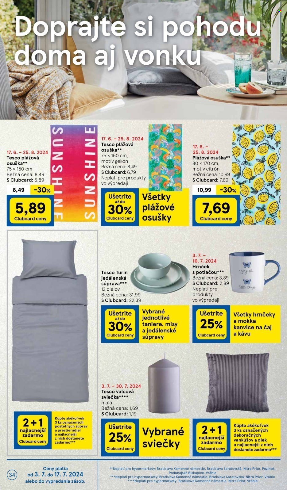 Leták TESCO - 3.7.2024 - 9.7.2024. Strana 34
