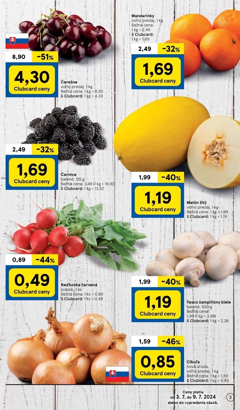 Leták TESCO supermarket - 3.7.2024 - 9.7.2024. Strana 3