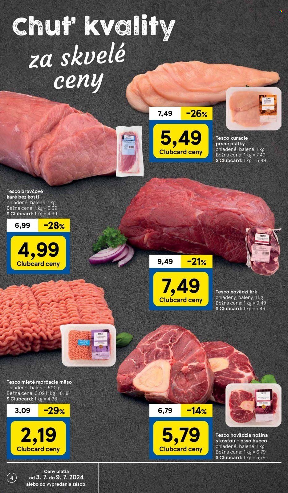 Leták TESCO supermarket - 3.7.2024 - 9.7.2024. Strana 4
