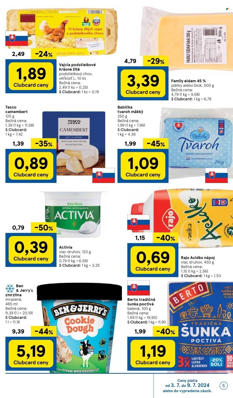 Leták TESCO supermarket - 3.7.2024 - 9.7.2024. Strana 5