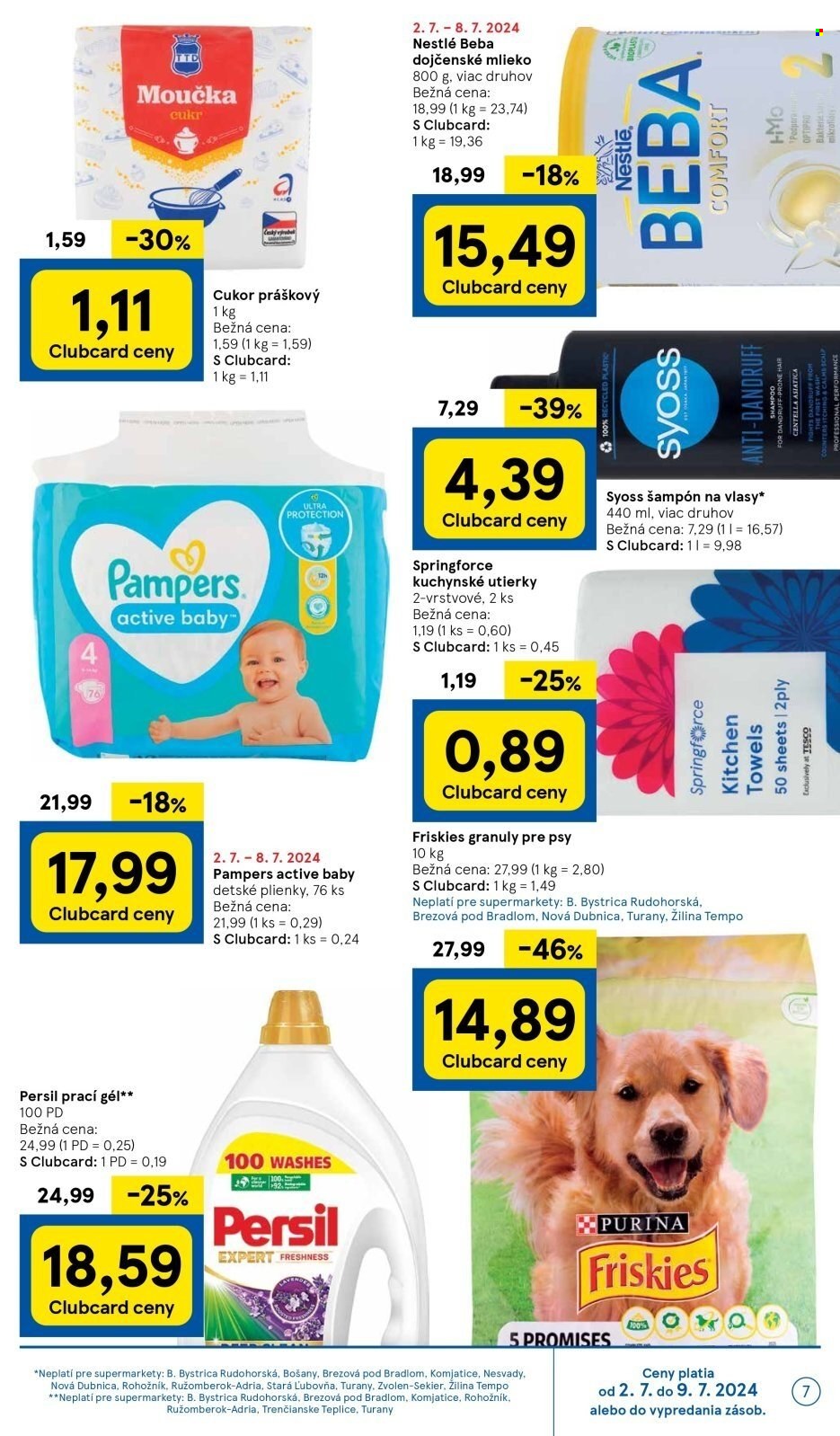 Leták TESCO supermarket - 3.7.2024 - 9.7.2024. Strana 7