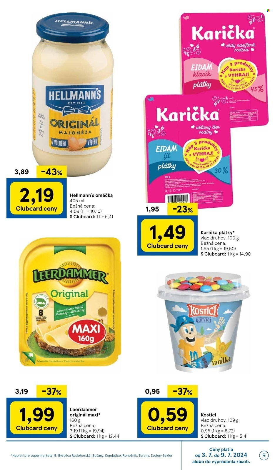 Leták TESCO supermarket - 3.7.2024 - 9.7.2024. Strana 9