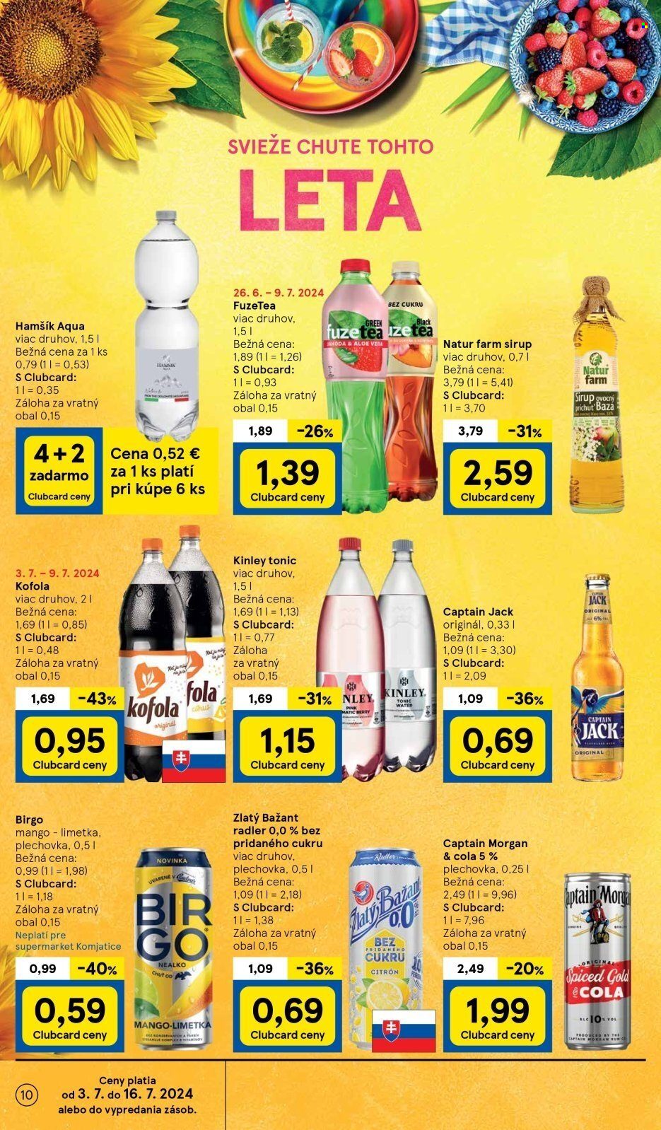 Leták TESCO supermarket - 3.7.2024 - 9.7.2024. Strana 10