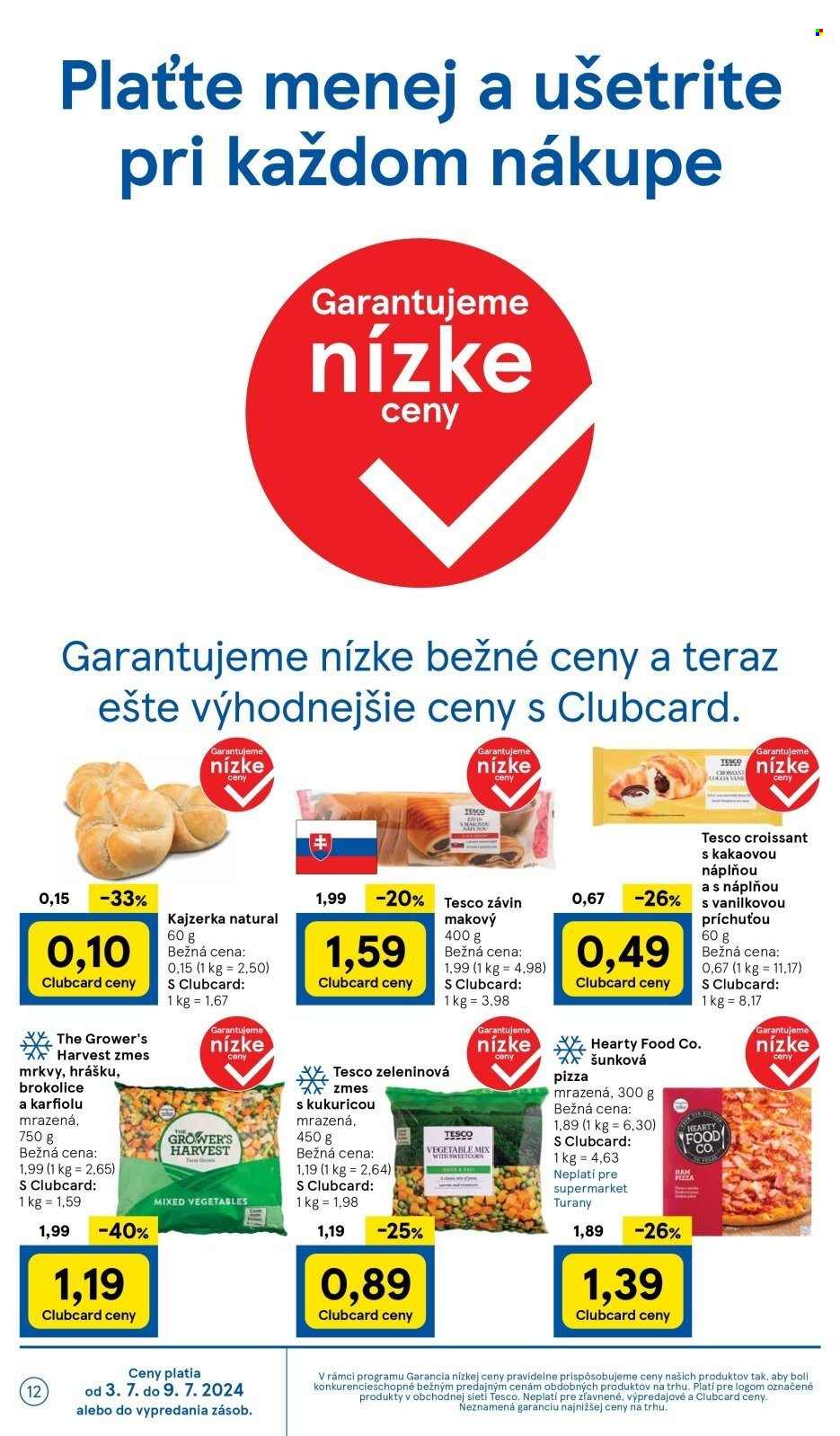 Leták TESCO supermarket - 3.7.2024 - 9.7.2024. Strana 12