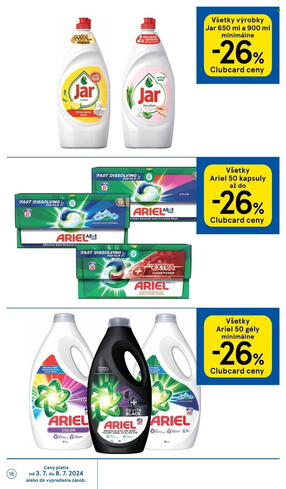 Leták TESCO supermarket - 3.7.2024 - 9.7.2024. Strana 16
