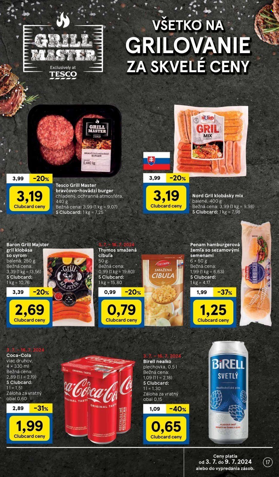 Leták TESCO supermarket - 3.7.2024 - 9.7.2024. Strana 17