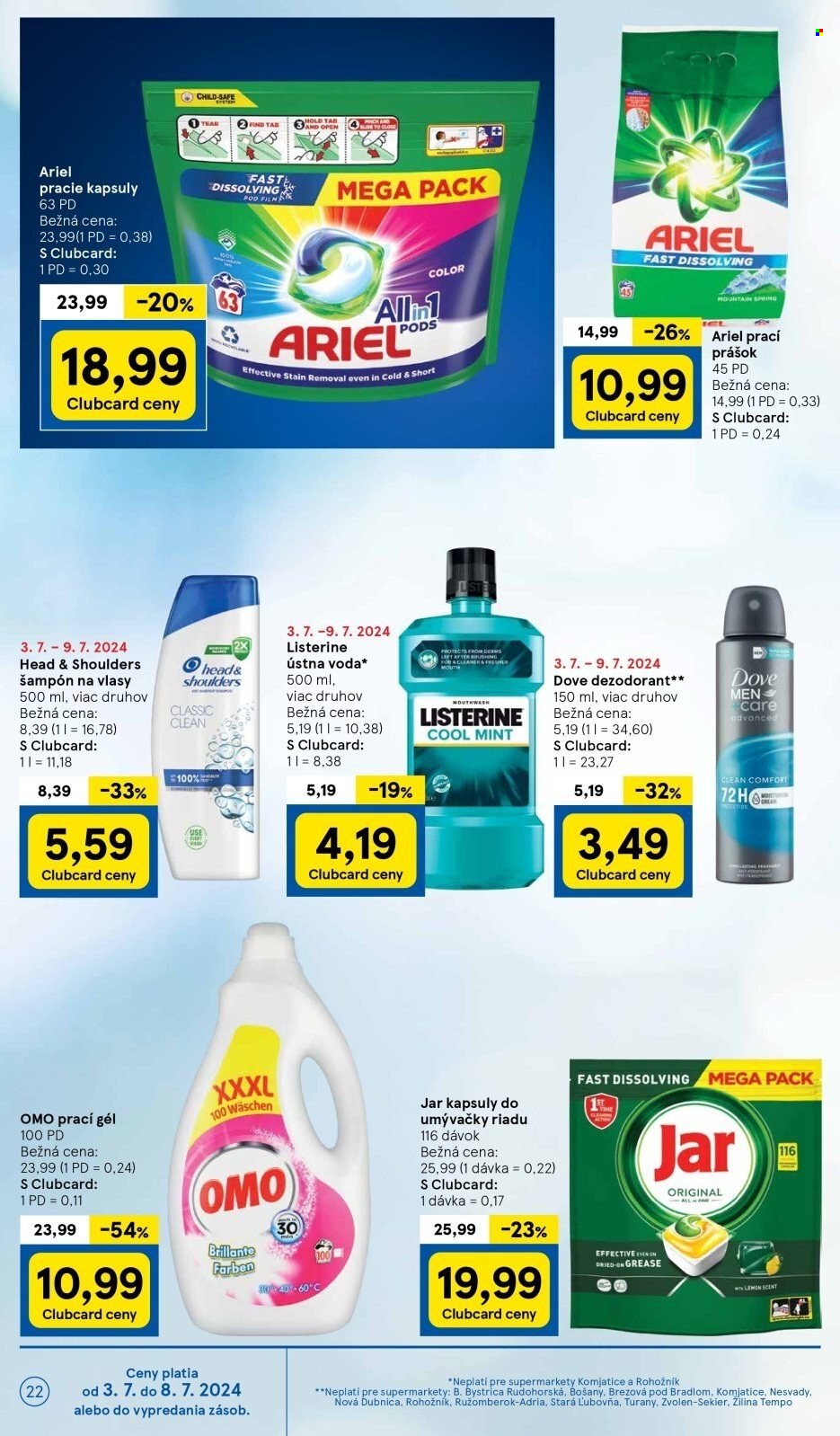 Leták TESCO supermarket - 3.7.2024 - 9.7.2024. Strana 22