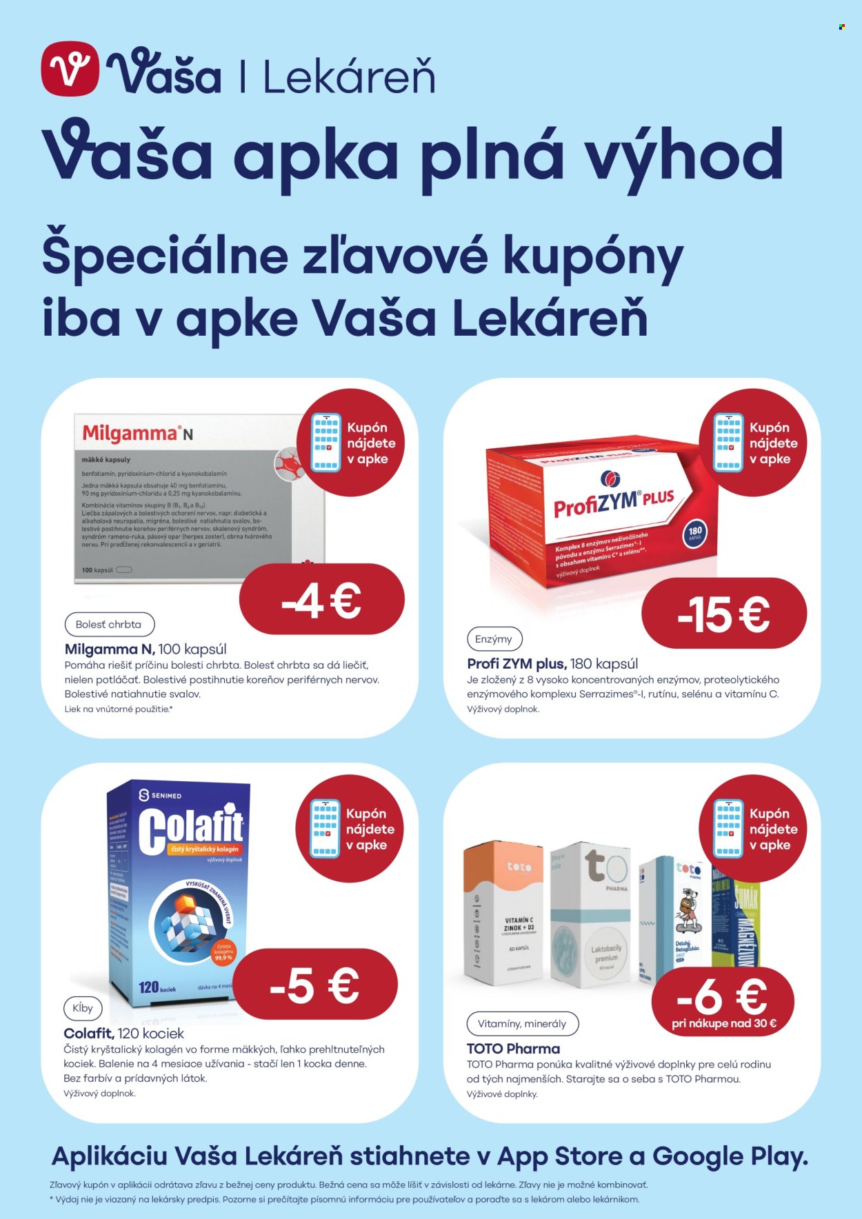 Leták Vaša lekáreň - 1.7.2024 - 31.8.2024. Strana 20