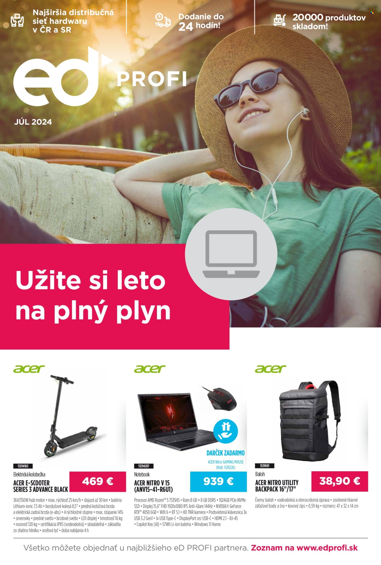 Leták eD PROFI - 1.7.2024 - 31.7.2024. Strana 1