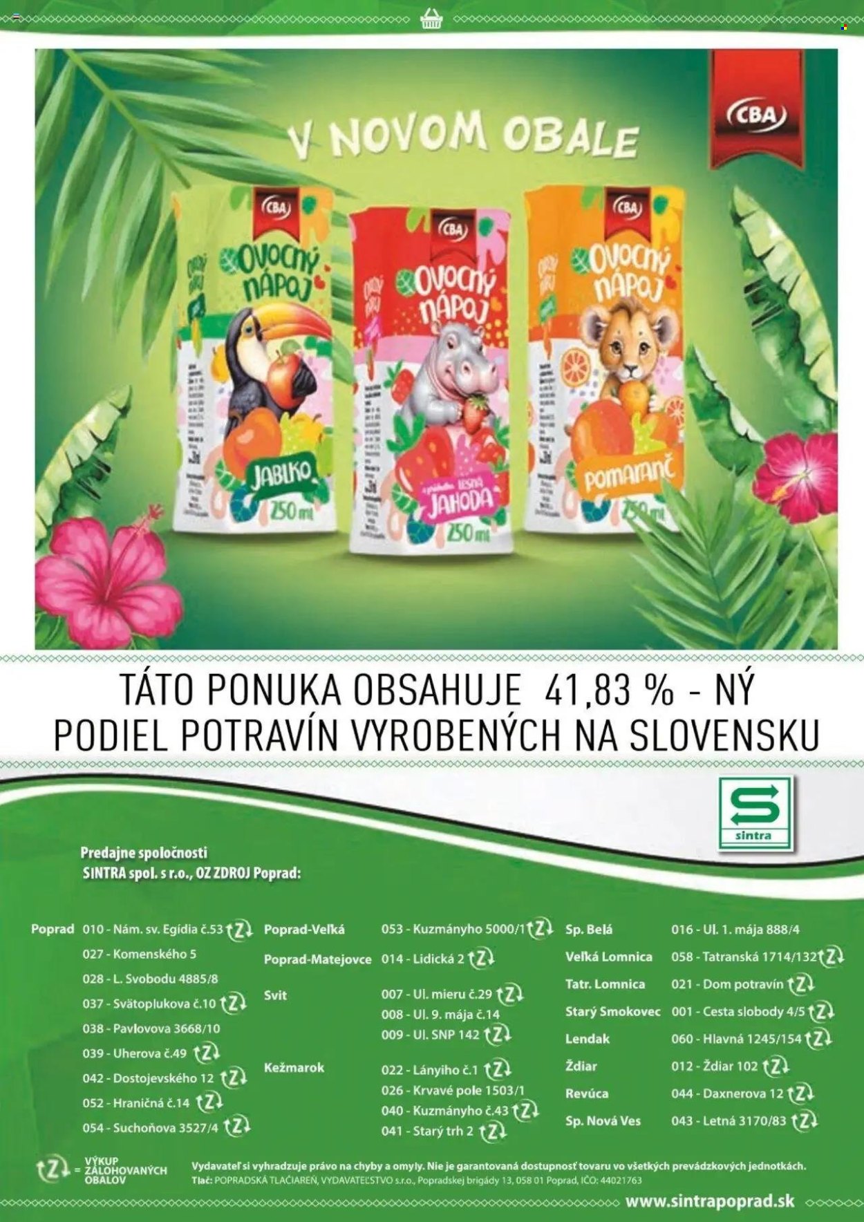 Leták Sintra - 4.7.2024 - 17.7.2024. Strana 26