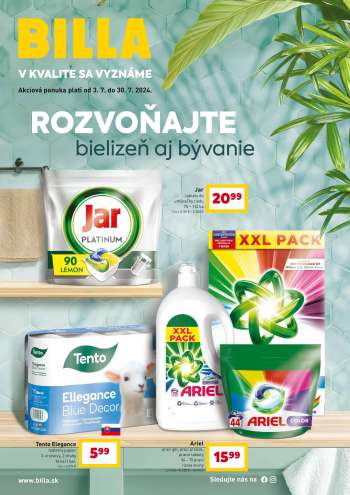 Leták Billa - 3.7.2024 - 30.7.2024.