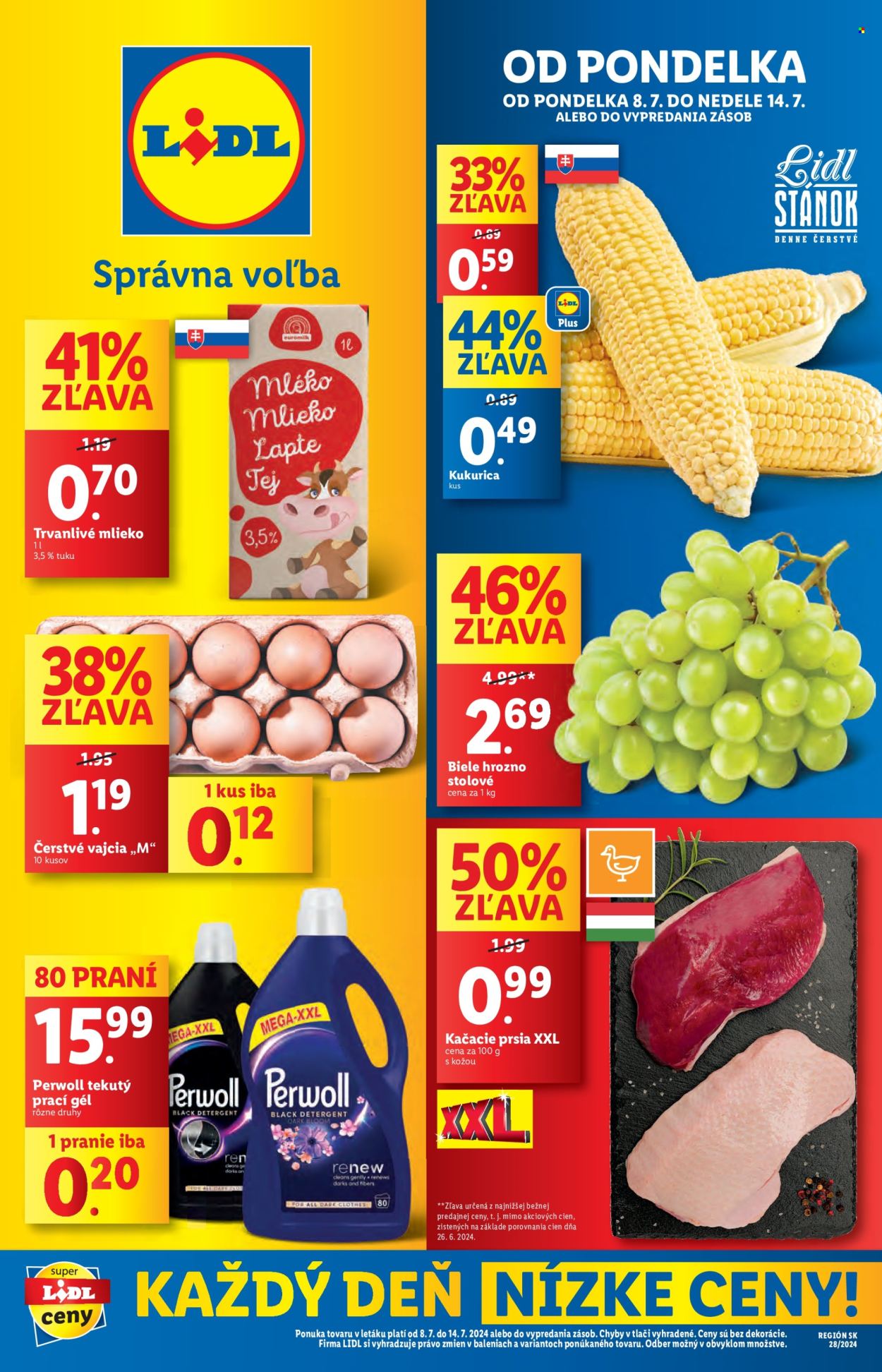 Leták Lidl - 8.7.2024 - 14.7.2024. Strana 1