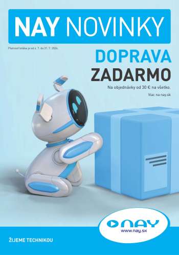 Leták NAY Elektrodom - 4.7.2024 - 31.7.2024.
