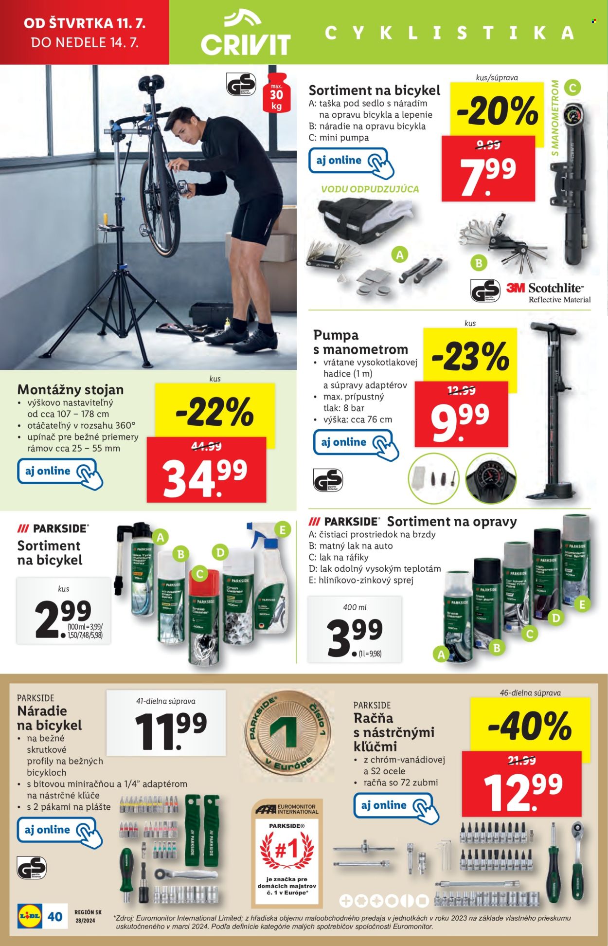 Leták Lidl - 11.7.2024 - 14.7.2024. Strana 44