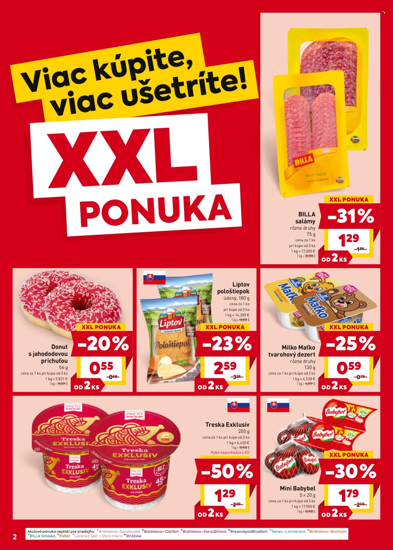 Leták Billa - 10.7.2024 - 16.7.2024. Strana 2