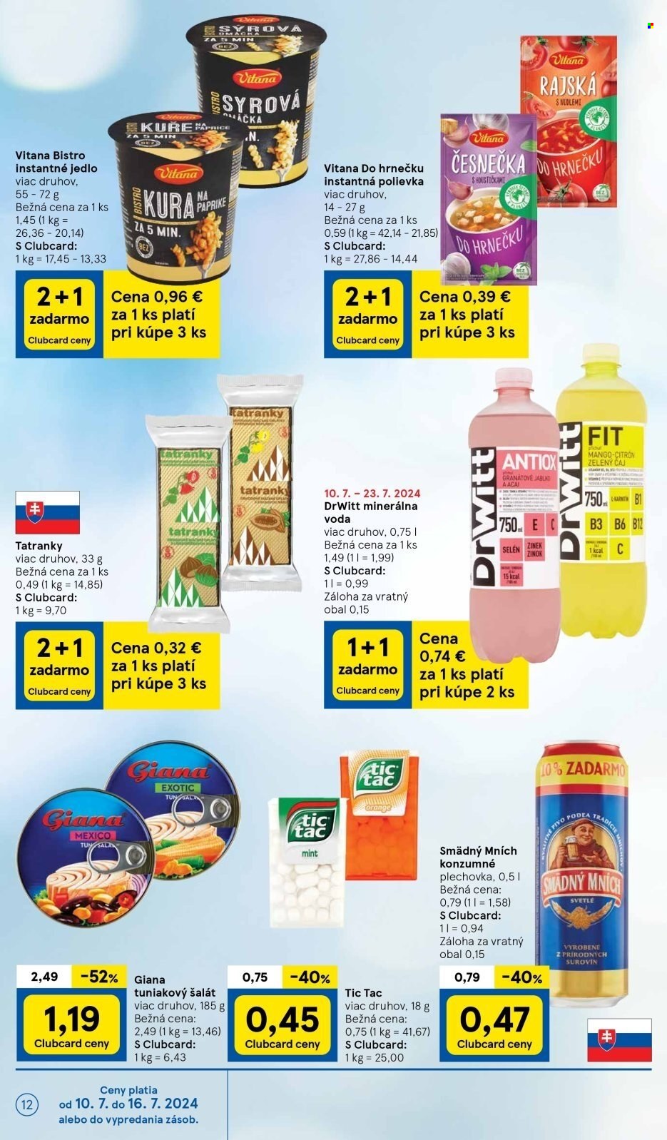 Leták TESCO - 10.7.2024 - 16.7.2024. Strana 12