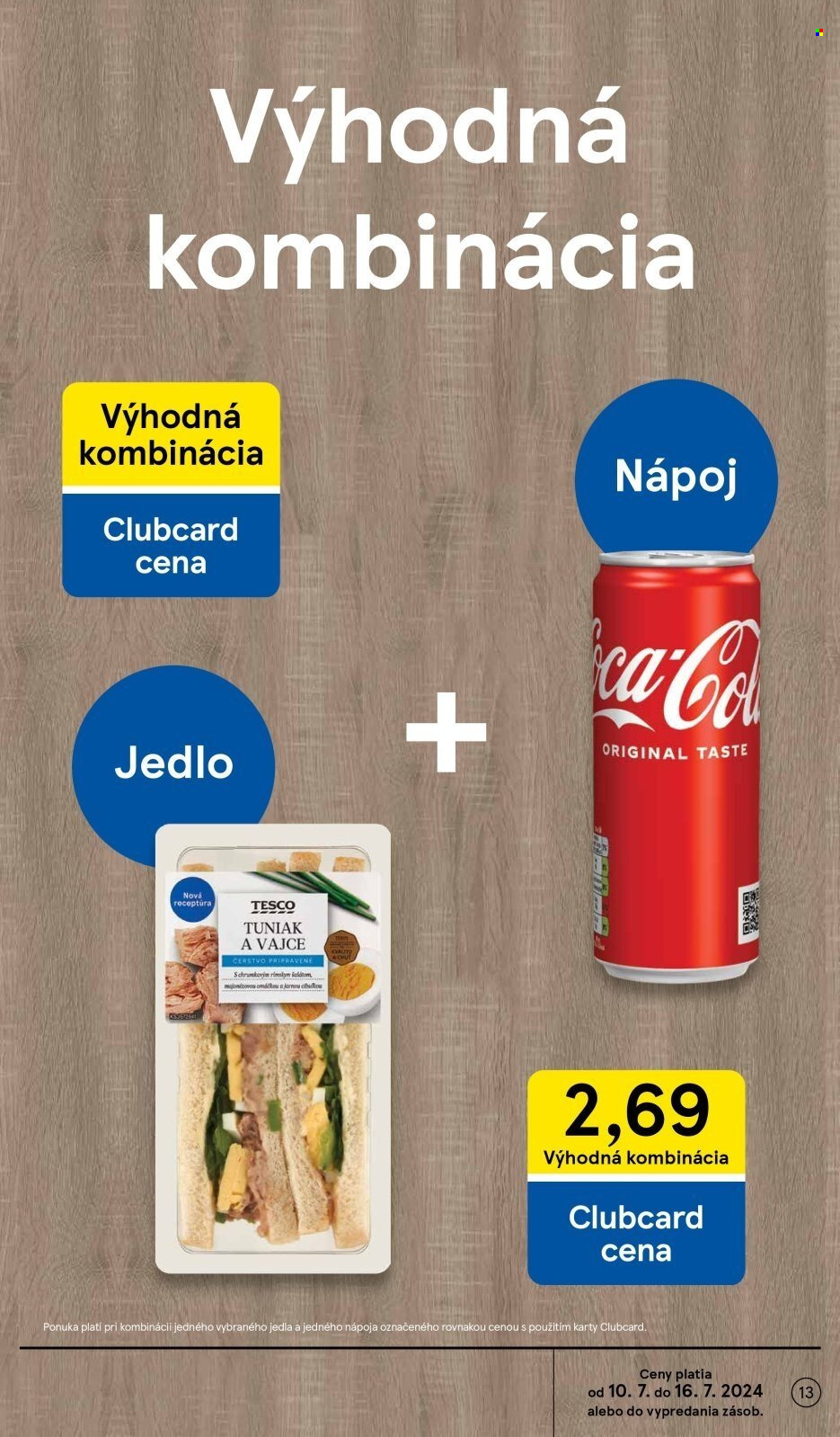 Leták TESCO - 10.7.2024 - 16.7.2024. Strana 13