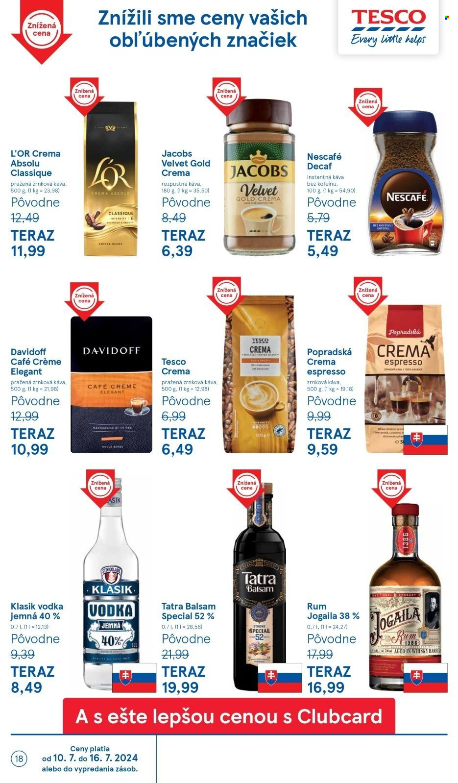 Leták TESCO - 10.7.2024 - 16.7.2024. Strana 18