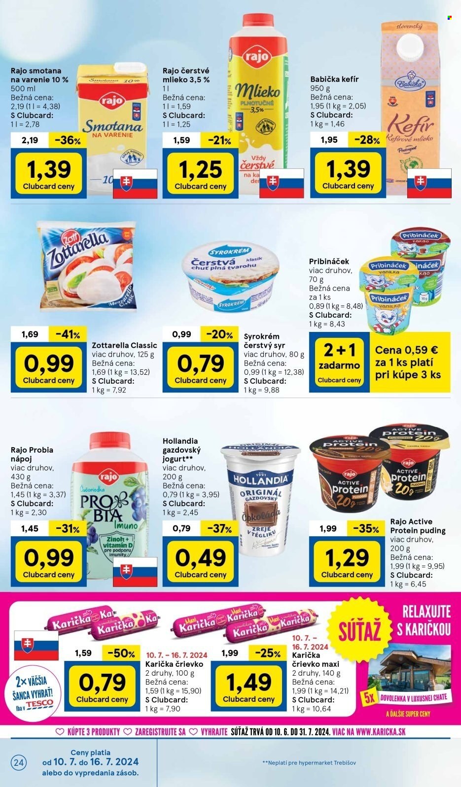 Leták TESCO - 10.7.2024 - 16.7.2024. Strana 24