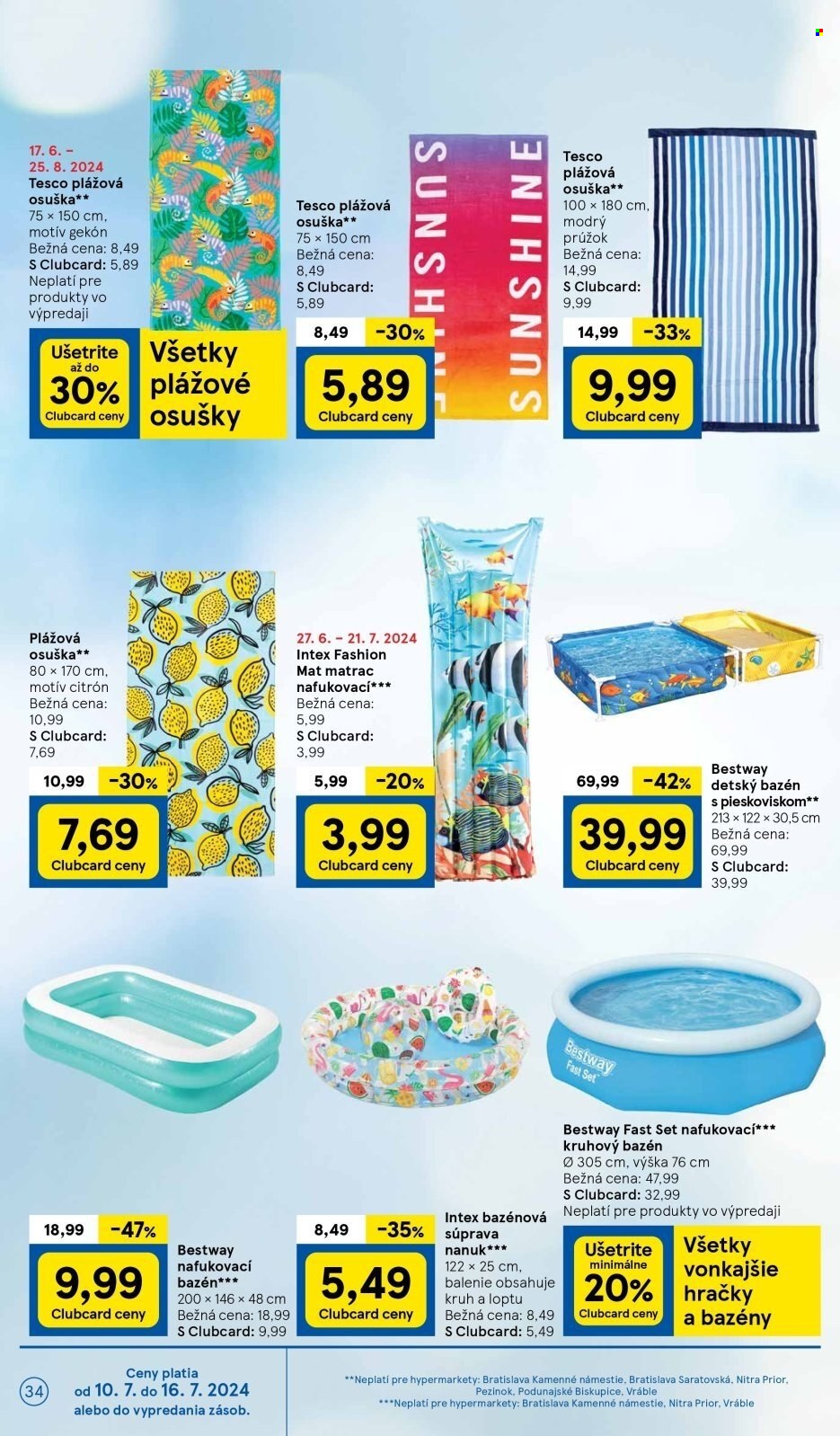 Leták TESCO - 10.7.2024 - 16.7.2024. Strana 34