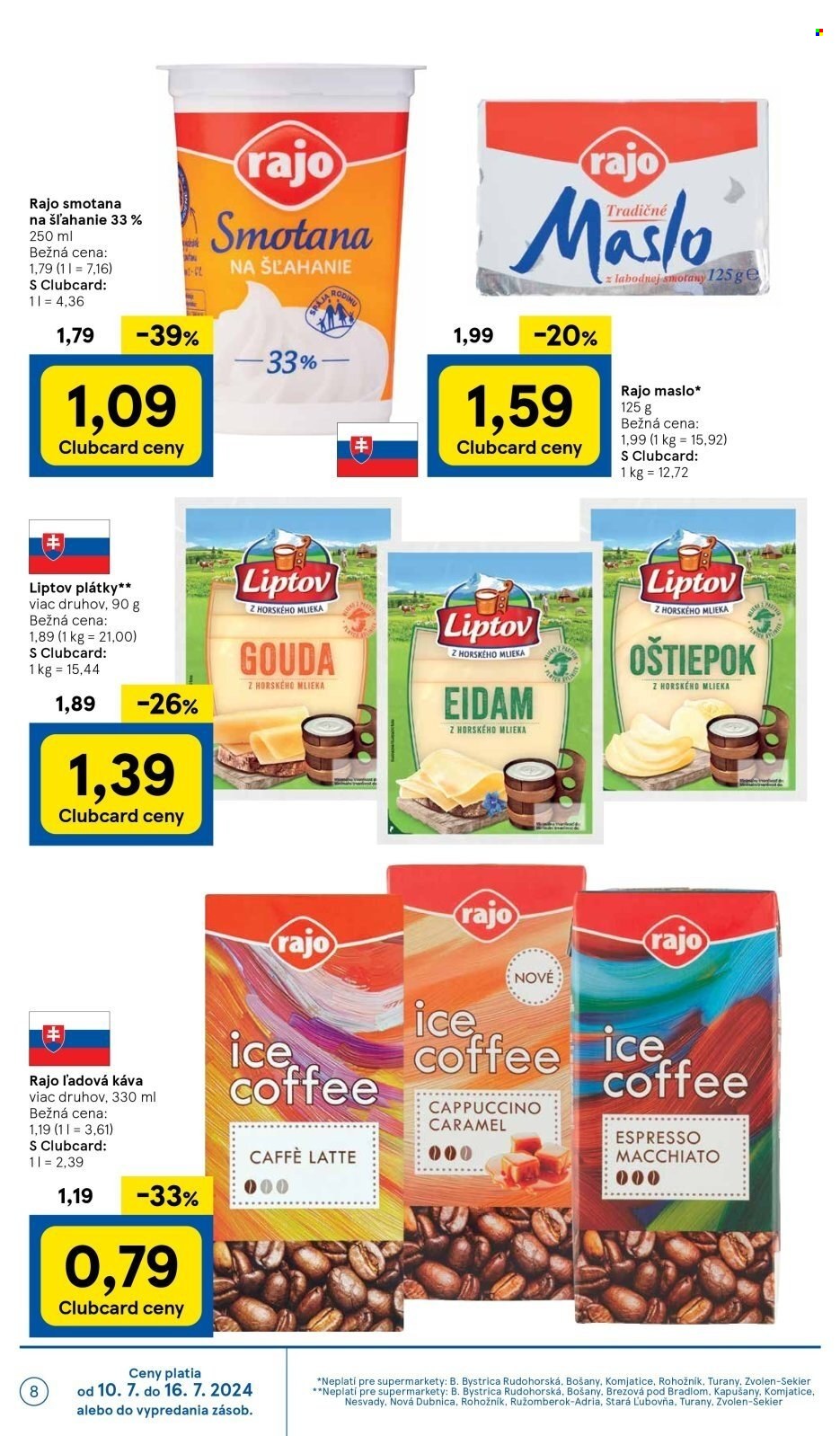 Leták TESCO supermarket - 10.7.2024 - 16.7.2024. Strana 8