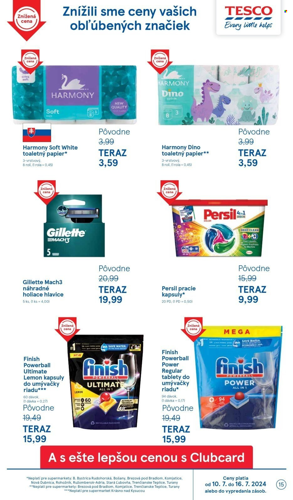 Leták TESCO supermarket - 10.7.2024 - 16.7.2024. Strana 15