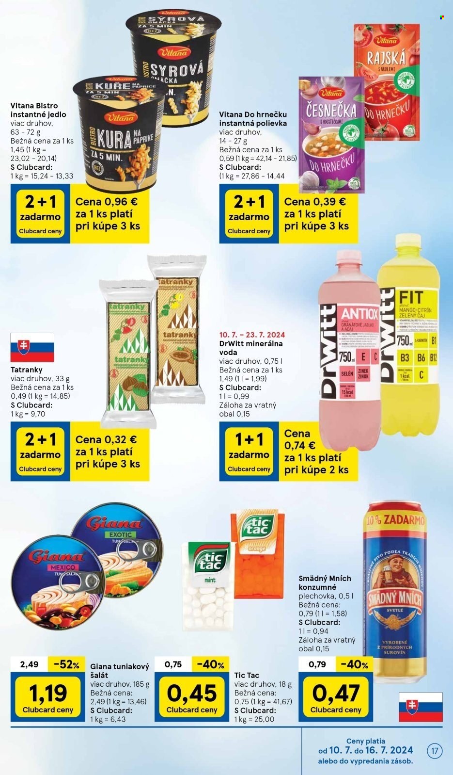 Leták TESCO supermarket - 10.7.2024 - 16.7.2024. Strana 17