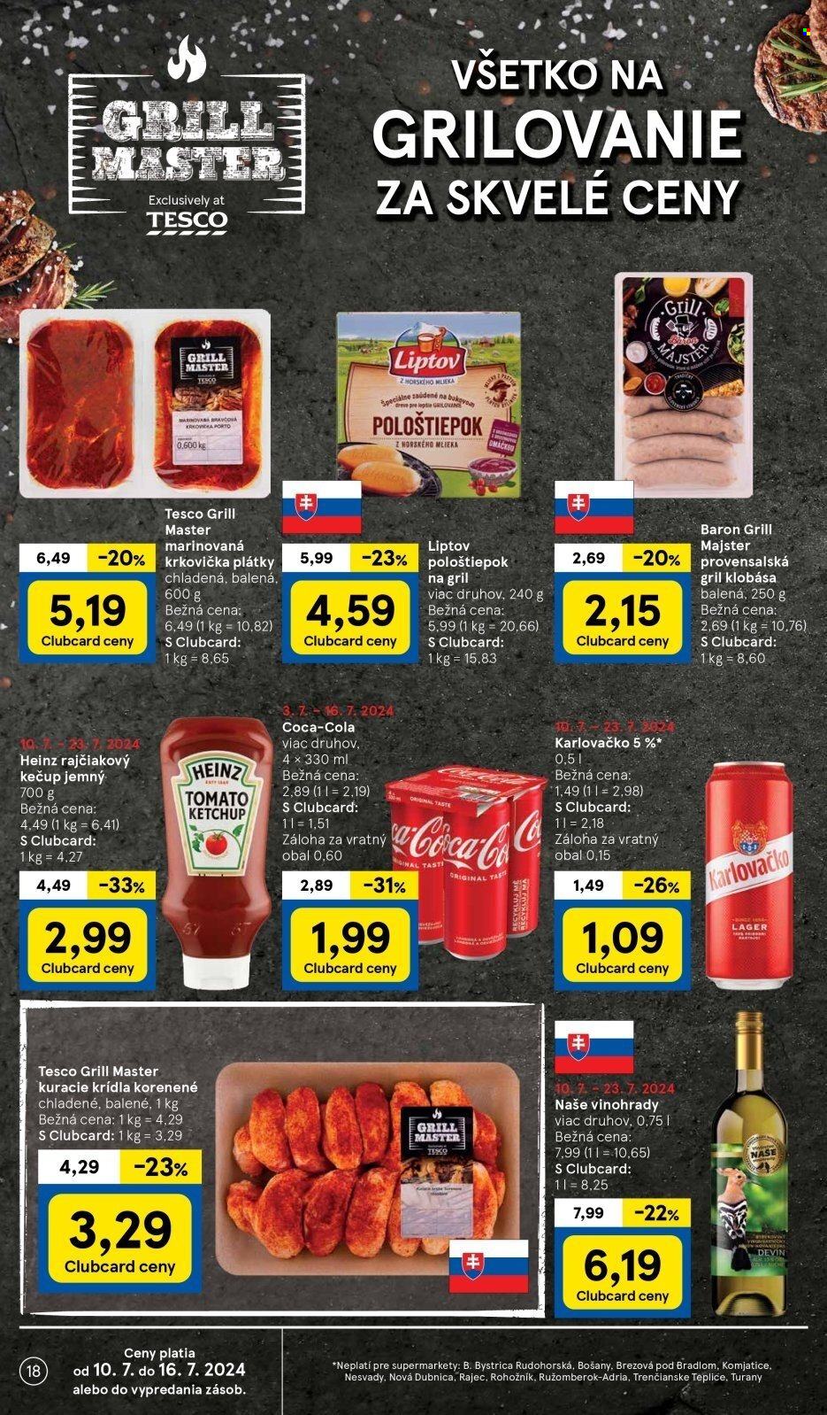 Leták TESCO supermarket - 10.7.2024 - 16.7.2024. Strana 18