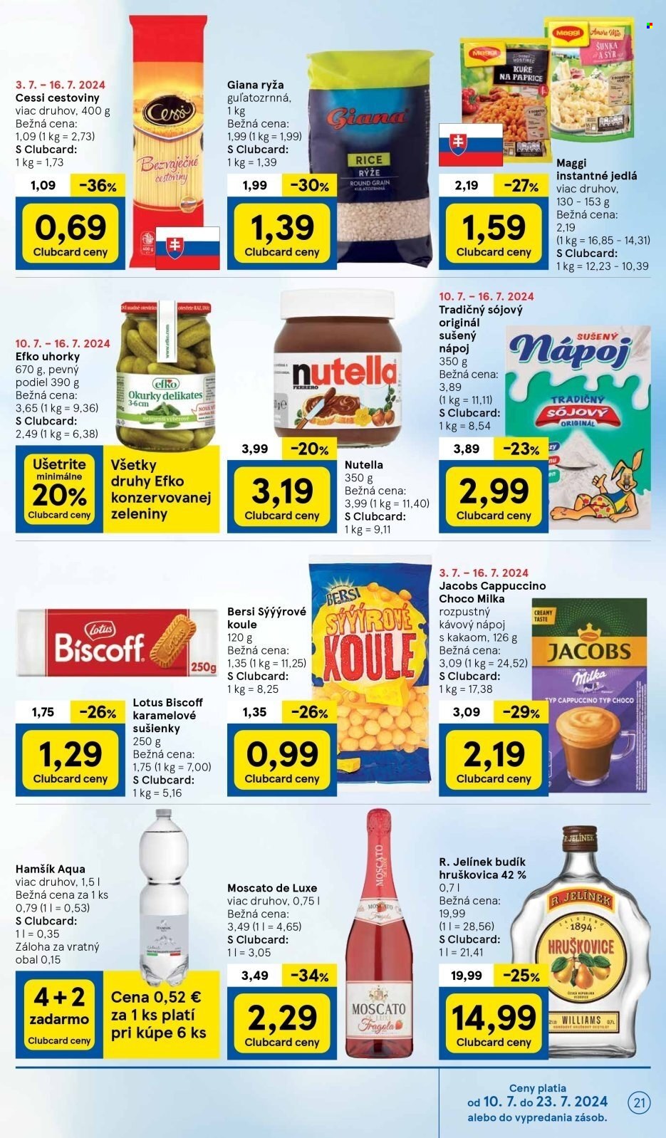 Leták TESCO supermarket - 10.7.2024 - 16.7.2024. Strana 21
