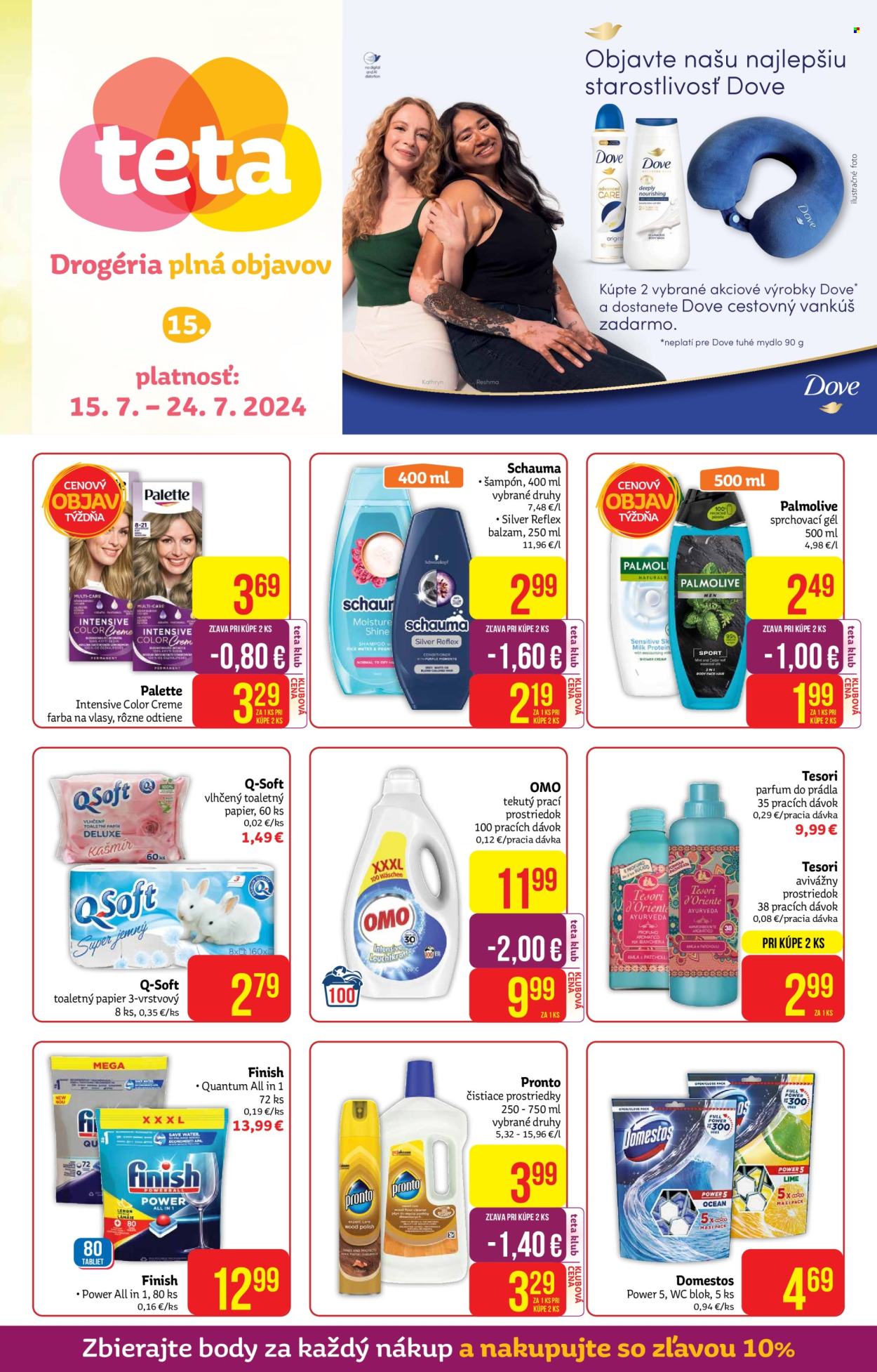 Leták Teta drogerie - 15.7.2024 - 24.7.2024. Strana 1