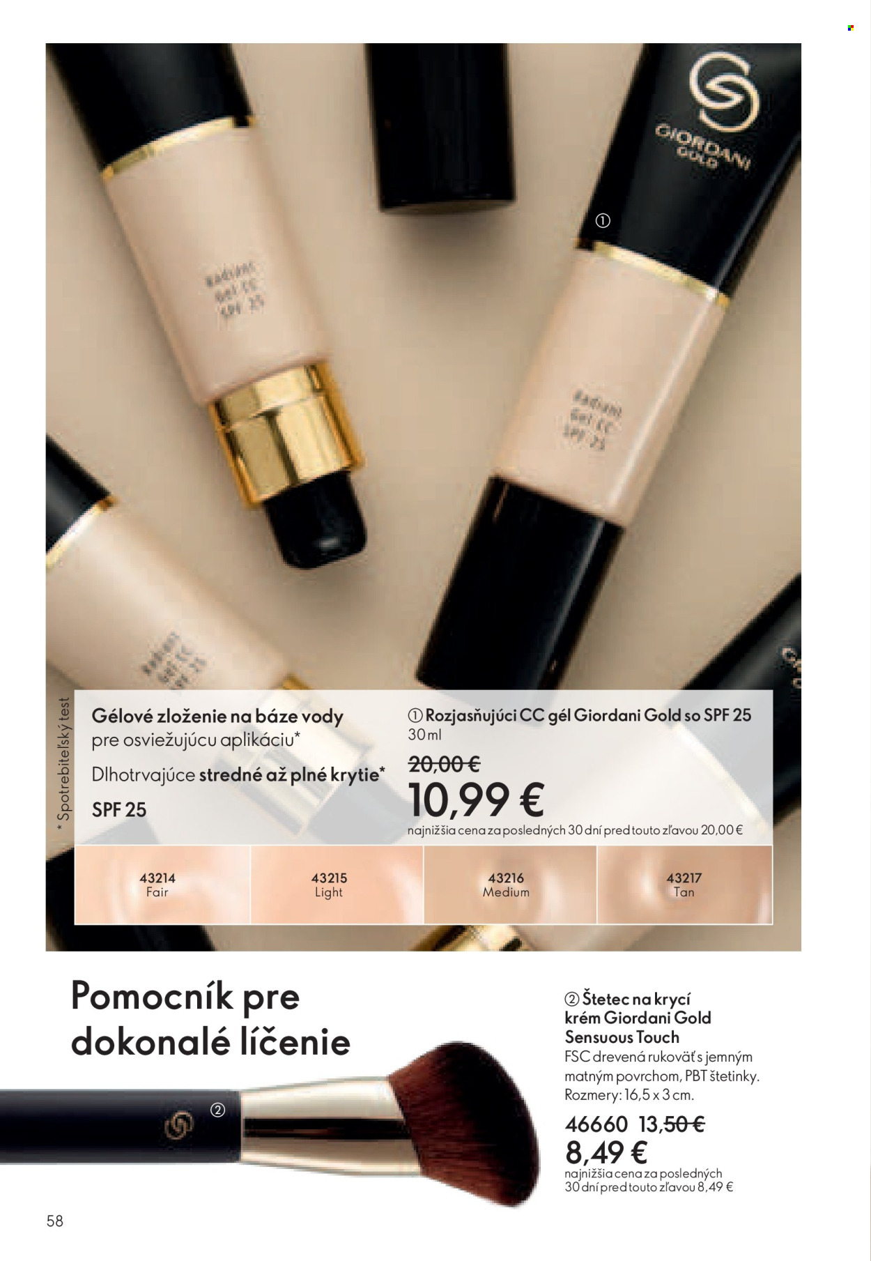 Leták Oriflame - 30.7.2024 - 19.8.2024. Strana 58
