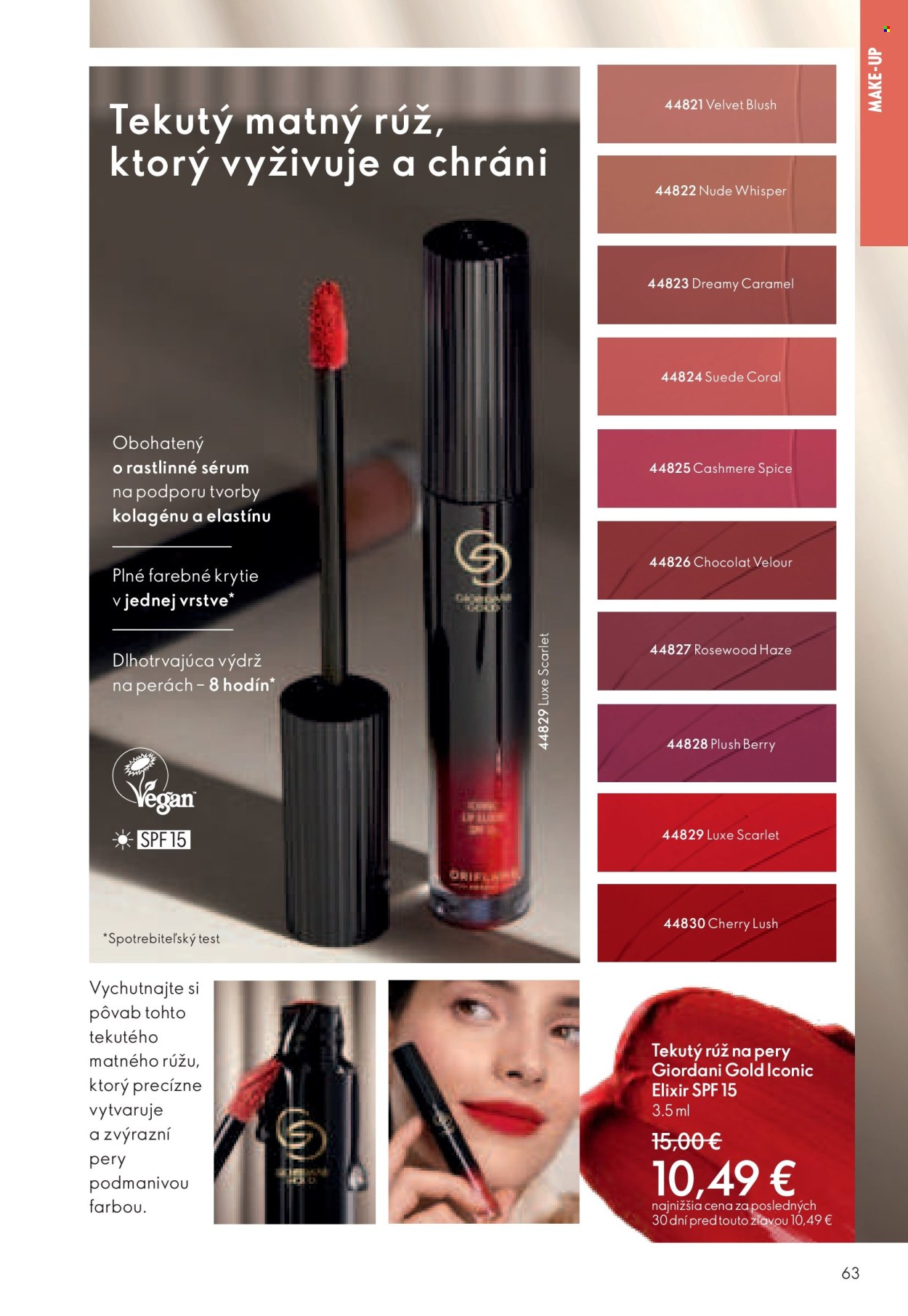 Leták Oriflame - 30.7.2024 - 19.8.2024. Strana 63