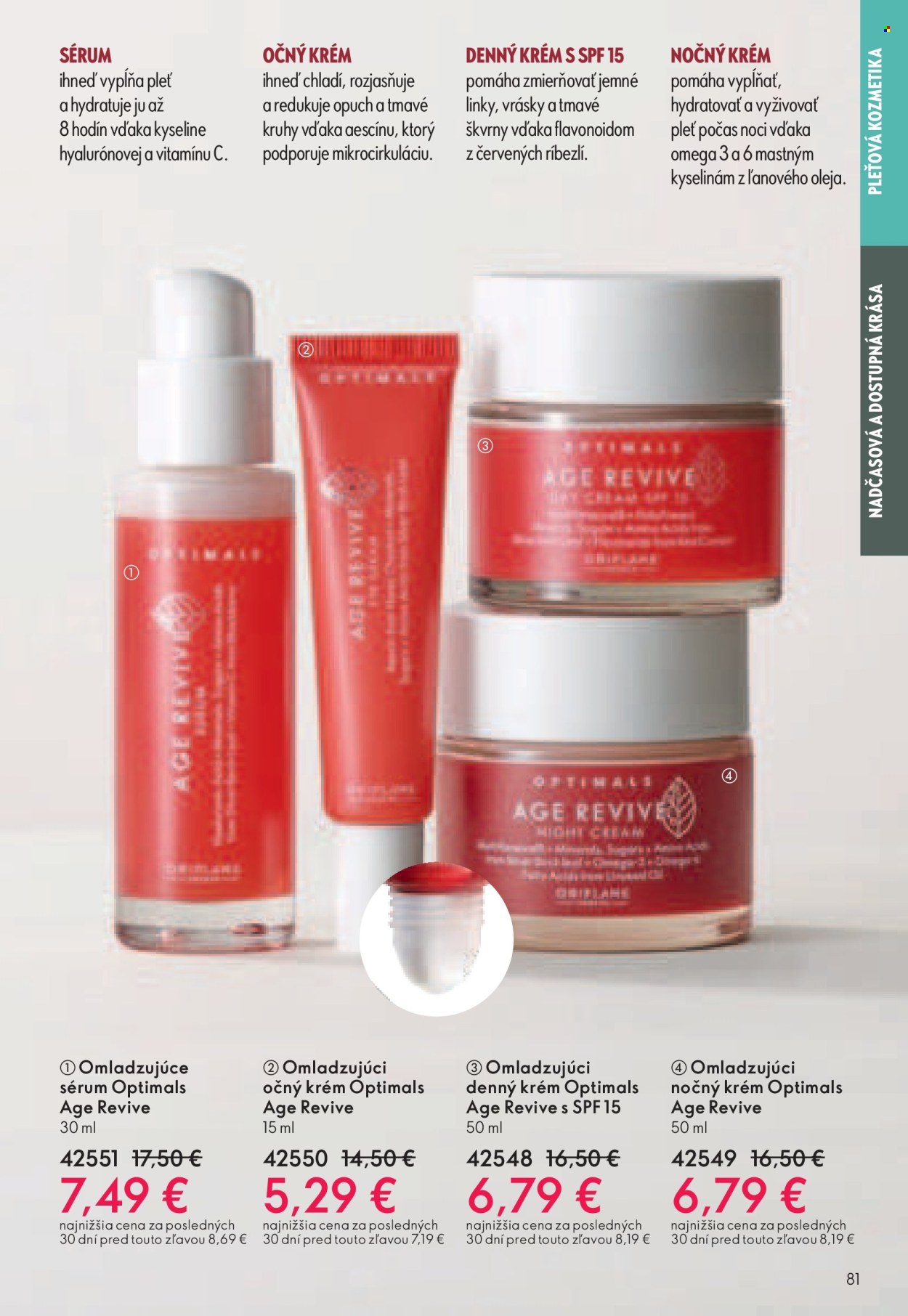 Leták Oriflame - 30.7.2024 - 19.8.2024. Strana 81