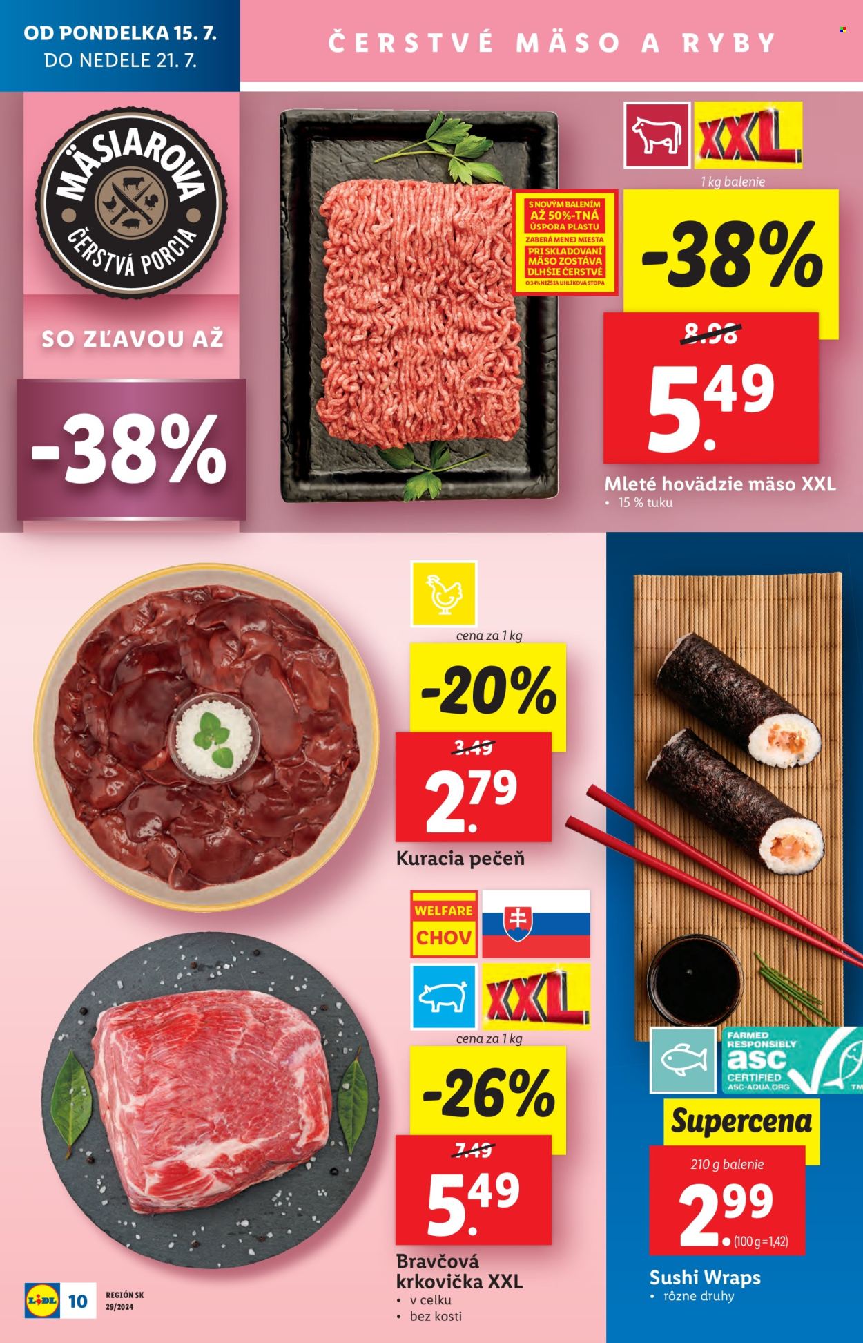 Leták Lidl - 15.7.2024 - 21.7.2024. Strana 10