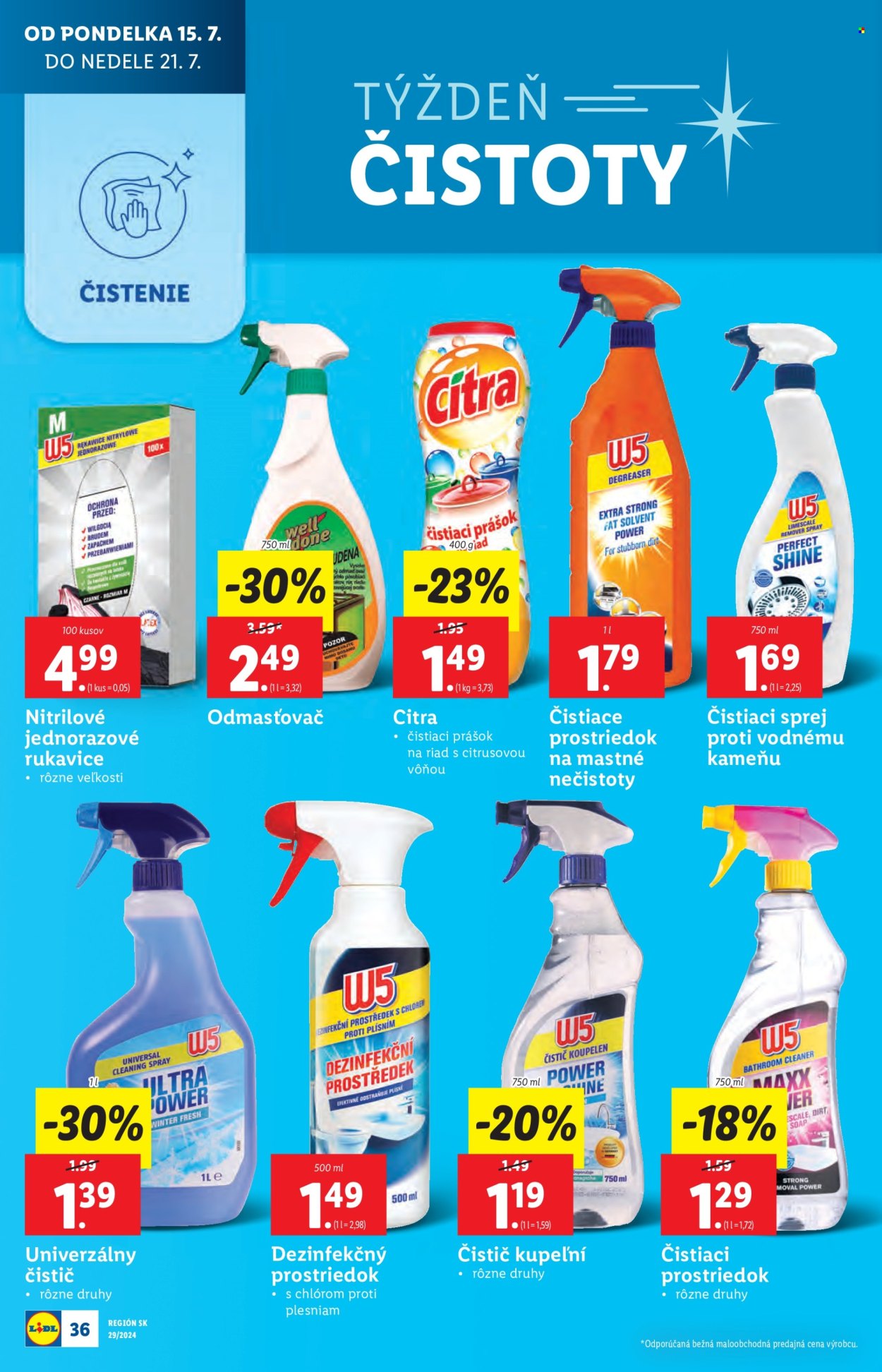 Leták Lidl - 15.7.2024 - 21.7.2024. Strana 36