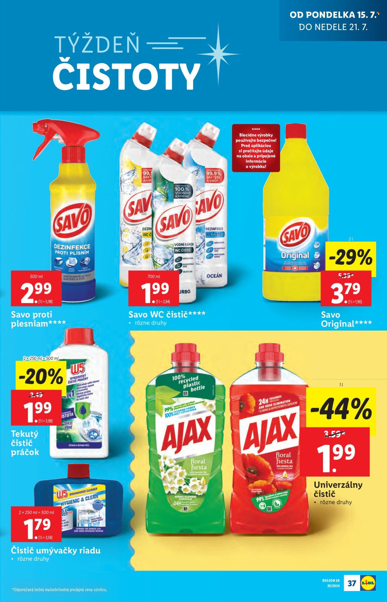 Leták Lidl - 15.7.2024 - 21.7.2024. Strana 37