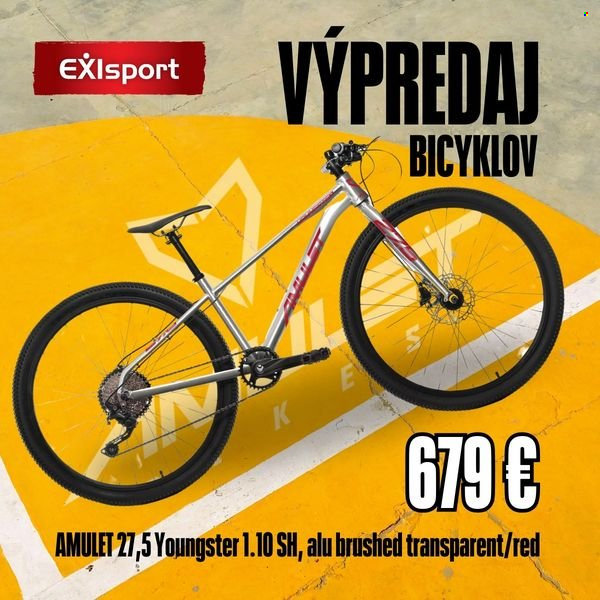 Leták Exisport. Strana 1