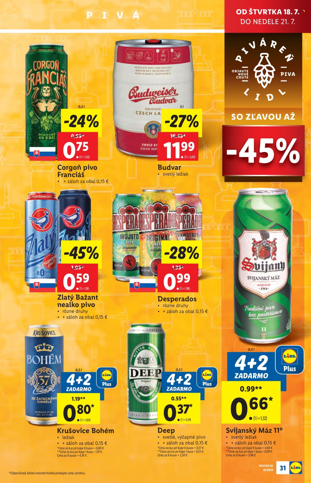 Leták Lidl - 18.7.2024 - 21.7.2024. Strana 35