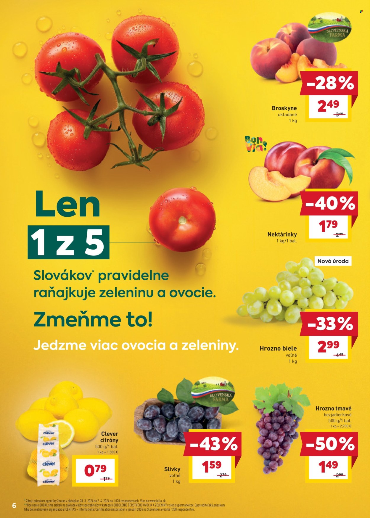 Leták Billa - 17.7.2024 - 23.7.2024. Strana 6