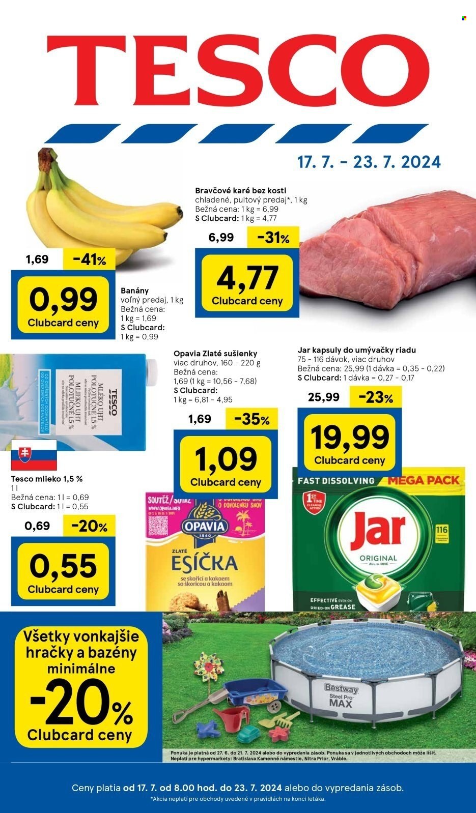 Leták TESCO - 17.7.2024 - 23.7.2024. Strana 1