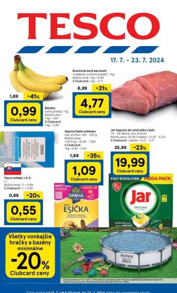 Leták TESCO - 17.7.2024 - 23.7.2024.