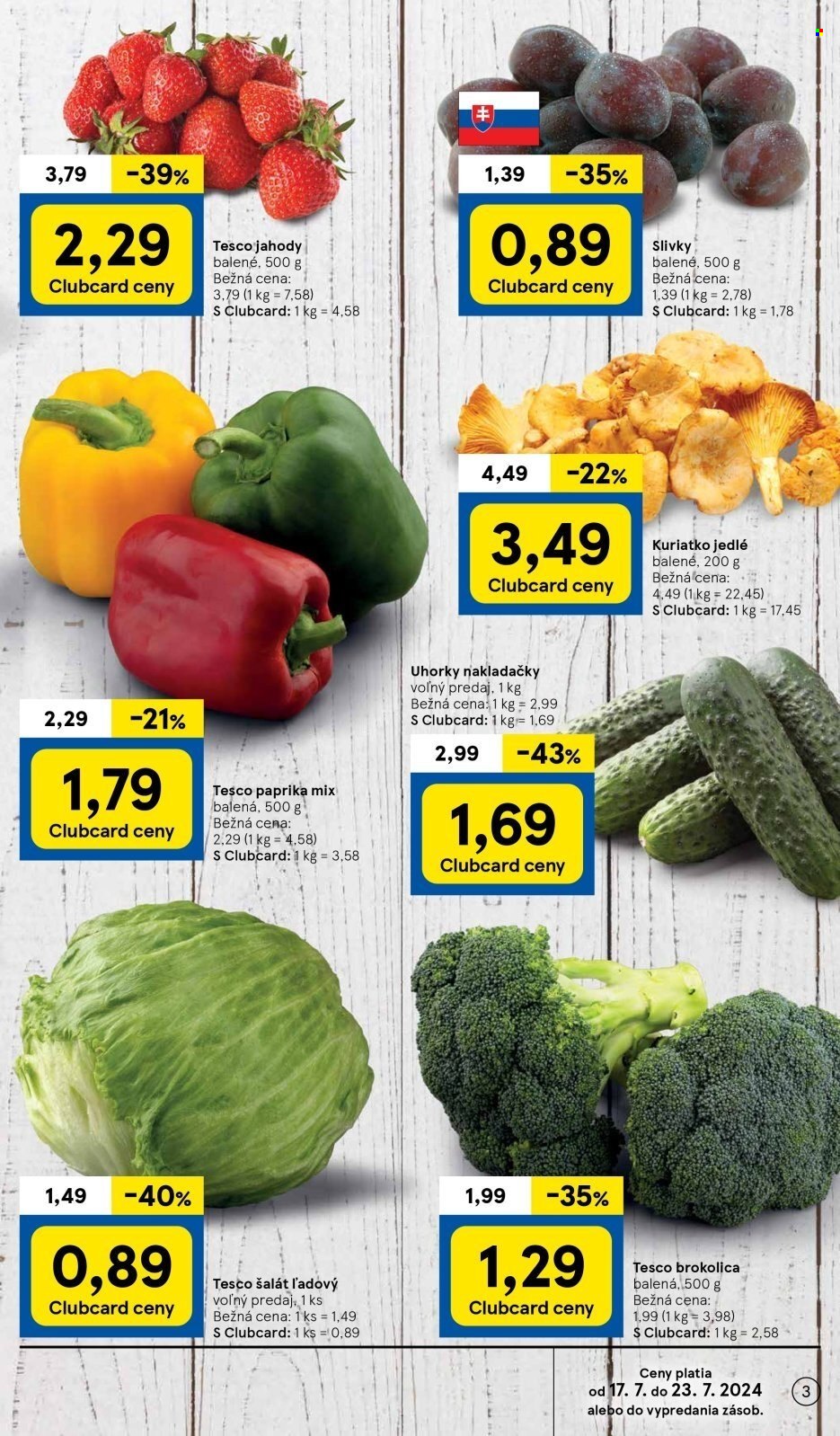 Leták TESCO - 17.7.2024 - 23.7.2024. Strana 3