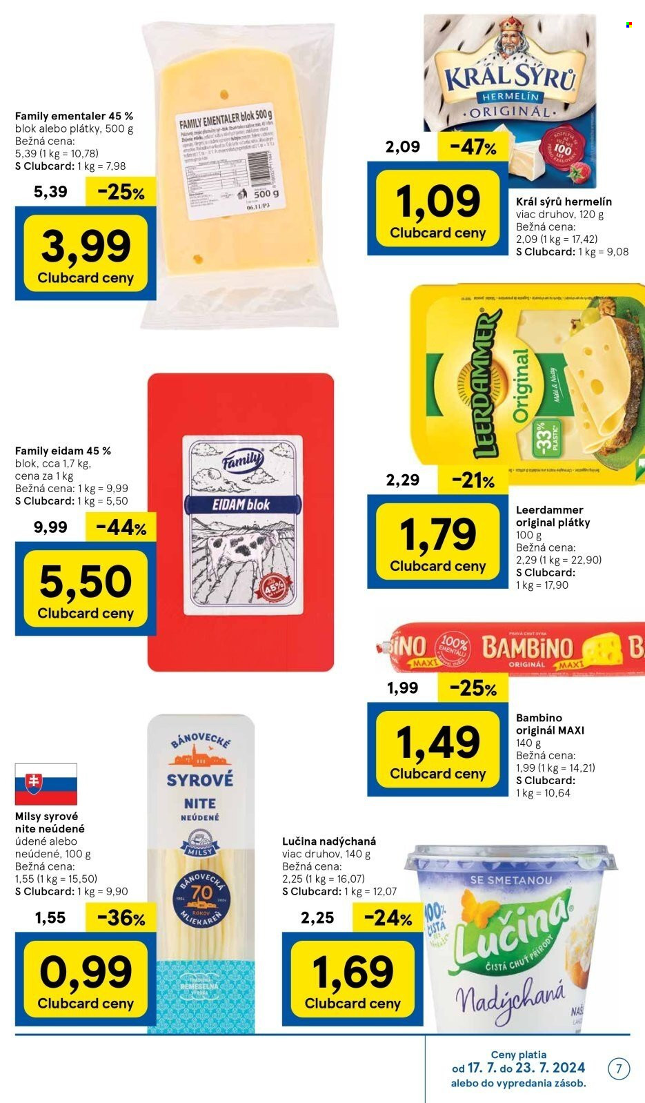 Leták TESCO - 17.7.2024 - 23.7.2024. Strana 7