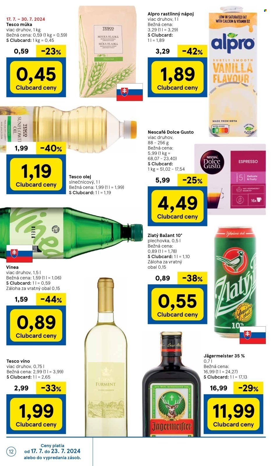 Leták TESCO - 17.7.2024 - 23.7.2024. Strana 12