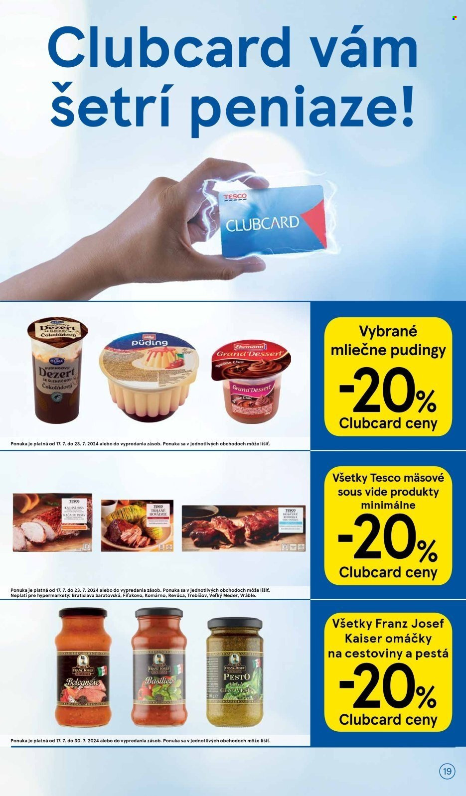 Leták TESCO - 17.7.2024 - 23.7.2024. Strana 19