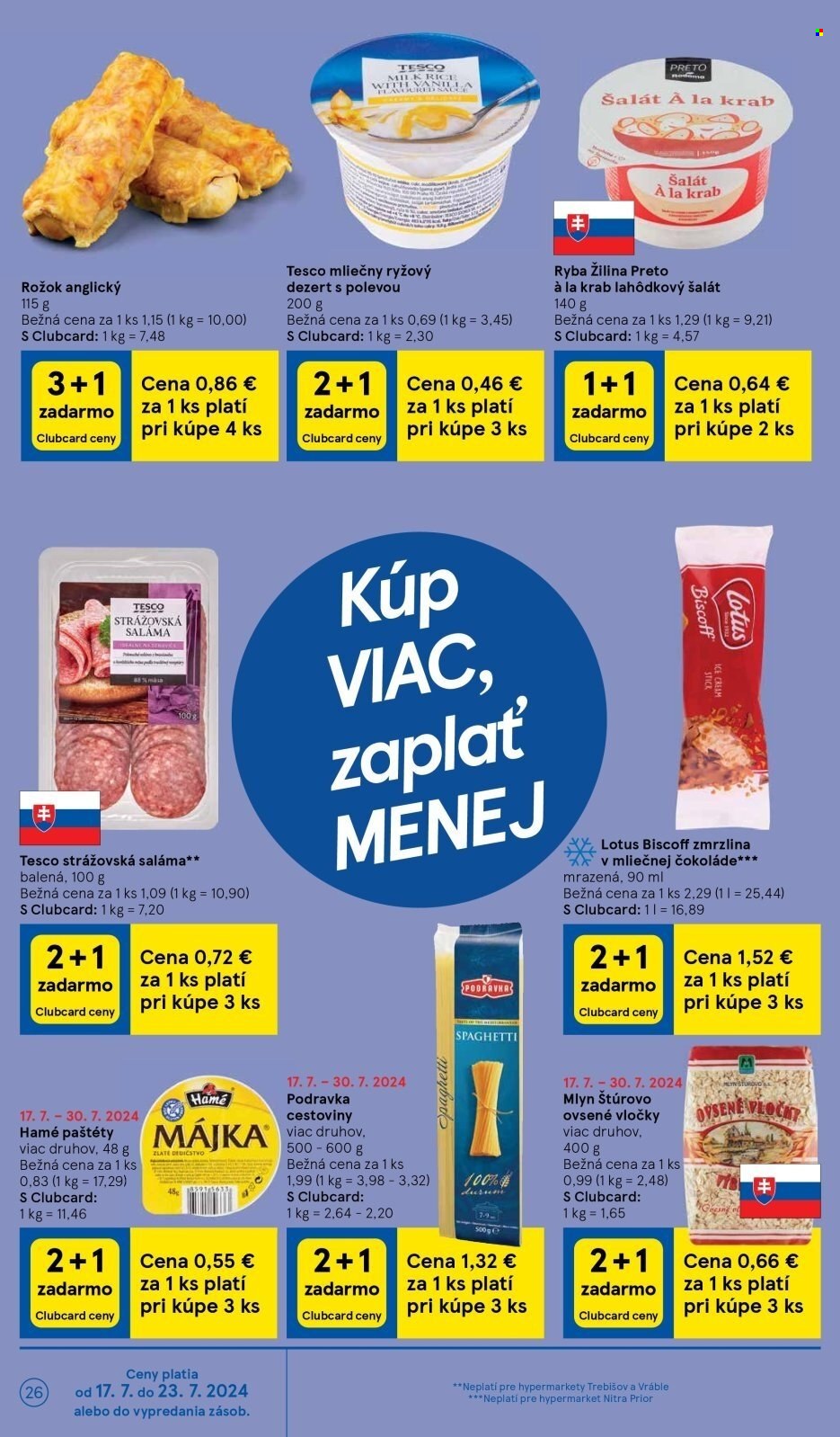 Leták TESCO - 17.7.2024 - 23.7.2024. Strana 26
